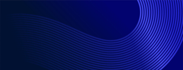 Abstract blue wave lines background. (1)