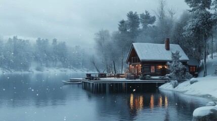 Obraz premium winter outdoors 