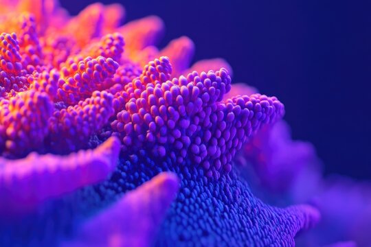 Influenza Virus Close-Up. 3D Model Highlighting Hemagglutinin and Neuraminidase Structure in Vibrant Colors