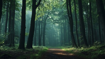 Obraz premium woodland scenery 