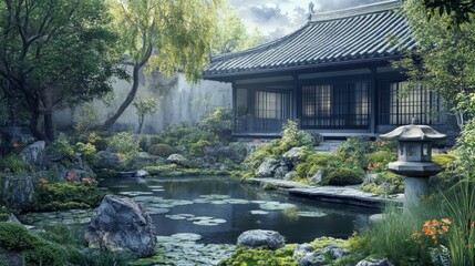 Obraz premium zen garden 