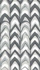 Gray Trapezoid pattern hand drawn design on White background illustration