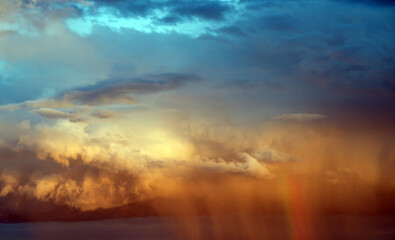 Fototapeta premium Hurricane sky storm weather