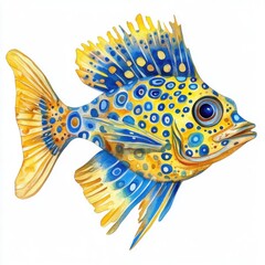 Harlequin Filefish with bold patterns