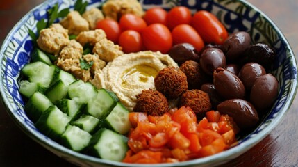 Delicious and Healthy Mediterranean Bowl: A Vibrant Culinary Experience