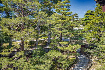 金沢 成巽閣 赤門と庭園