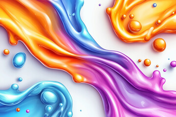 Obraz premium background with bubbles