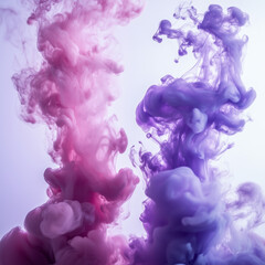 pink and blue smoke background