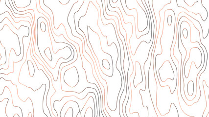 White paper cut decoration textured with wavy layers and golden gradient stroke line 3d topography relief background.	 Abstract wavy line 3d paper cut white background.
