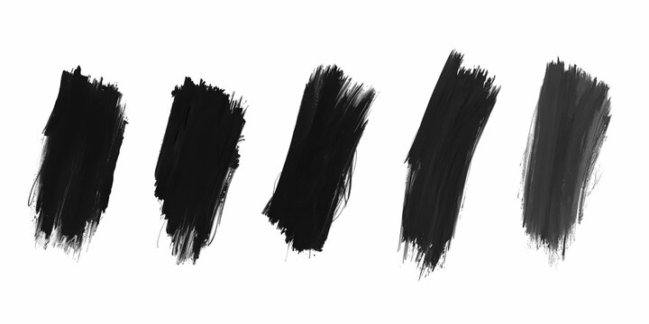 Collection of black paint. Spray paint elements, brush stroke, black splashes set. Sketch grunge charcoal, texture rough scratching pencil chalk line,freehand doodle scribble stroke art brushes vector