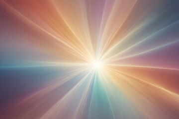 A Radiant Background With Soft Beams of Multicolored Light Blending Seamlessly, Creating a Dreamy and Ethereal Effect