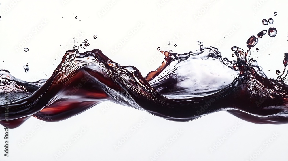 Poster captivating liquid motion and bold splash captured mid pour against a striking monochrome background