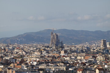 view of Sagrada Familia