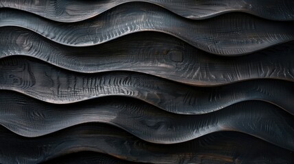 Fototapeta premium Ebony wood background, deep and luxurious, rich wooden texture backdrop