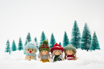 クリスマスのイメージ　白背景