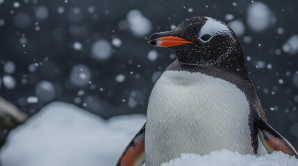 Fototapeta premium Penguin Awareness Day. penguins in the wild