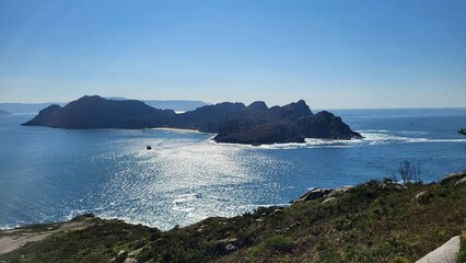 Fototapeta premium Panorámica de las Islas Cíes, Galicia