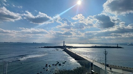 울산 슬도 바다