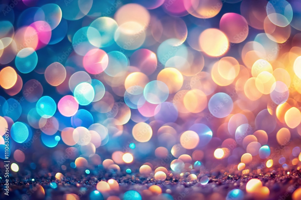 Poster captivating abstract background of soft focus bokeh lights in gentle colors for calm and dreamlike a