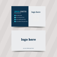 Stylish Minimalistic Business Card Design - Sleek, Modern & Professional.