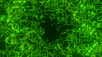 Electric Impulses on Technic Path