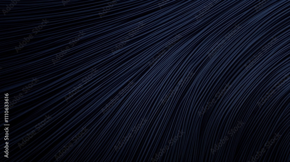 Wall mural abstract dark textured background with flowing lines and waves.