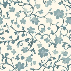 Delicate Floral Pattern Design seamless, pattern, background, texture