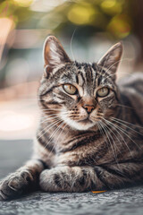 Obraz premium white fluffy kitten Generative AI