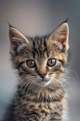 white fluffy kitten Generative AI