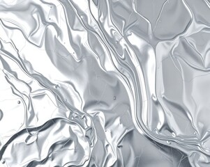 Silver Folia Shimmering Background