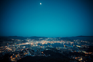 Fototapeta premium Scenery of Nagasaki City in Kyushu, Japan