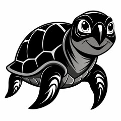 Sea Turtle Svg | Cricut Sea Turtle Svg | Black and White Prints | Silhouette Sea Turtle Svg