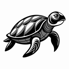 Sea Turtle Svg | Cricut Sea Turtle Svg | Black and White Prints | Silhouette Sea Turtle Svg