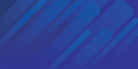 Obraz premium Abstract blue background with diagonal geometry. Modern blue gradient dynamic lines. Futuristic technology concept. Suit for business, banner, corporate, cover, poster, website, flyer