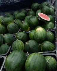 The watermelons at local merchant