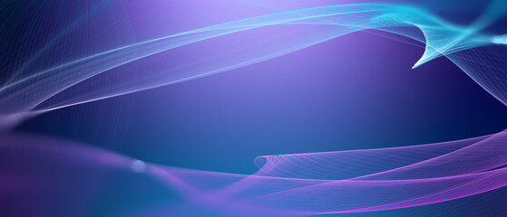 Captivating Neon Background With Soft Waves