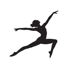 Female different style yoga pose silhouette vector illustration isolated on white background