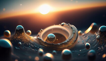 Abstract macrocosm illustration fantasy