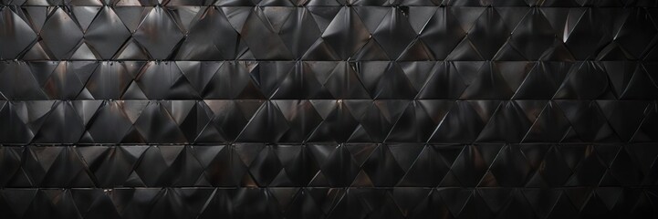 Fototapeta premium Dark diamond metal sheet background with grid pattern, abstract, backdrop, metallic