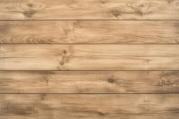 Fototapeta premium Light Brown Wooden Planks Horizontal Grain Texture