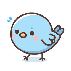 Cute Bird Vectors & Illustrations