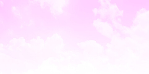 Abstract colour of clouds and sky on pink in sunshine for texture background. pink sky love wedding cloud sweet summer day for background