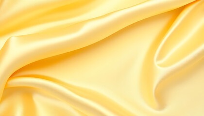 Fototapeta premium yellow gold satin texture that is white silver fabric luxurious shiny that is abstract silk cloth background with patterns soft waves blur beautiful, low-poly