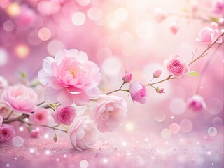 Dreamy Sweet Pink Blur Background for Soft Aesthetic Photography and Design Projects, Perfect for Romantic Themes, Weddings, and Feminine Branding Visuals