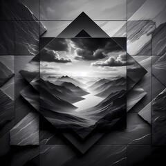 abstract background with triangles