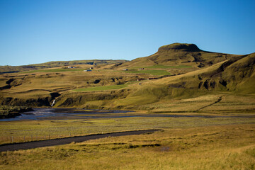 Obraz premium Autumn scenery in Iceland, Northern Europe