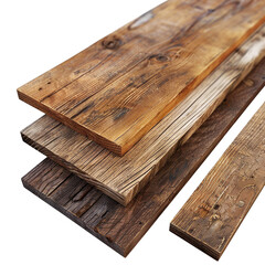 Stacked Rustic Wooden Boards