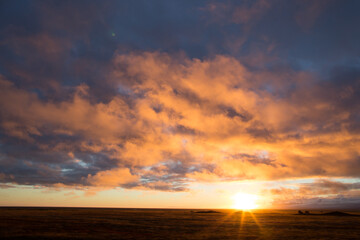 Autumn scenery in Iceland, Northern Europe