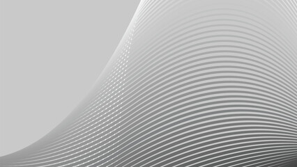 Naklejka premium Grey abstract with curve stripes lines for backdrop or fabric style