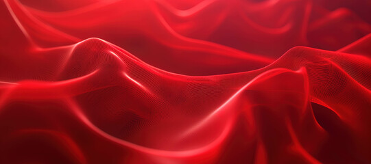 Obraz premium glowing red wave background, liquid 6